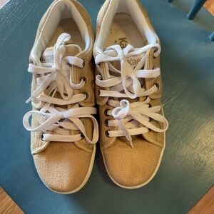 Kaepa Basics Burlap Sneakers Double Laces Women’s Size 8